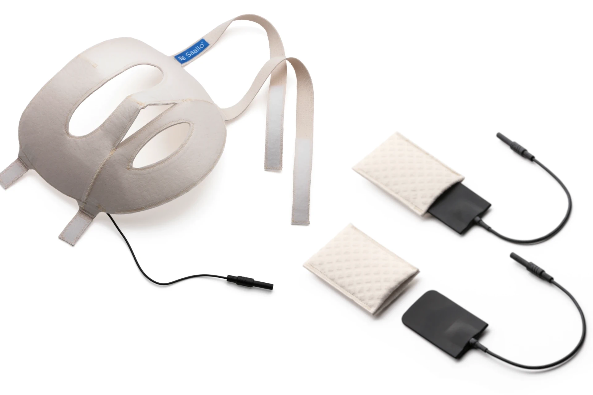 Ergänzende Gesicht- und Achselelektroden für das Saalio DE Set