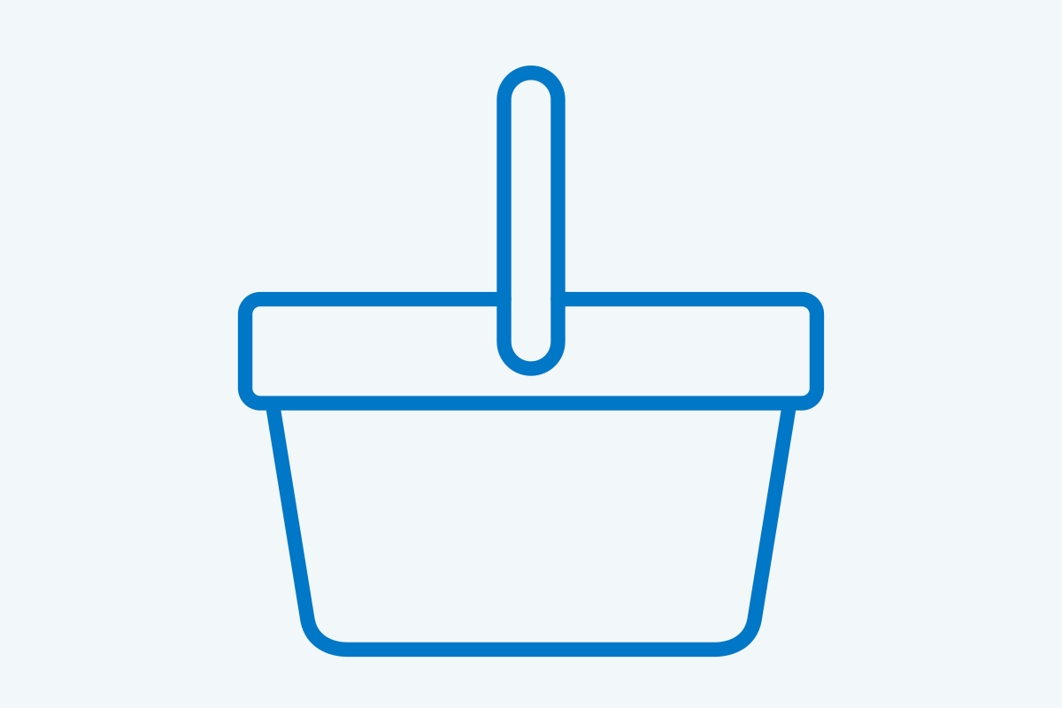 Saalmann Shop - Einkaufskorb